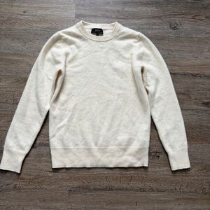 Quince Cream Cashmere Crewneck Sweater XS